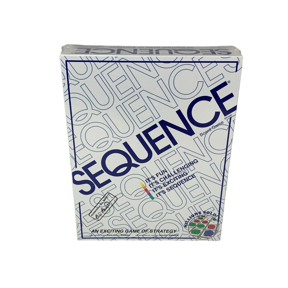 Sequence Original Sequence Game with Folding Board, Cards and Chips by Jax NEW
